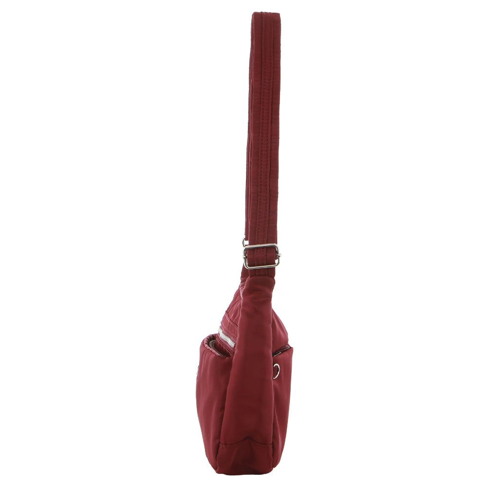 Bolsas Crossbody Pierre Cardin Anti-Theft Cross Body Bag Feminino Bordeaux | 4823-VFXUI
