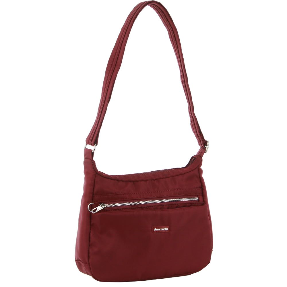Bolsas Crossbody Pierre Cardin Anti-Theft Cross Body Bag Feminino Bordeaux | 4823-VFXUI