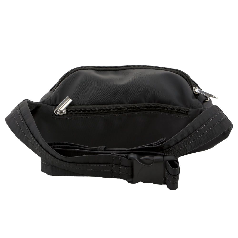 Bolsas Crossbody Pierre Cardin Anti-Theft Waist Bag Masculino Pretas | 3895-ETYQD