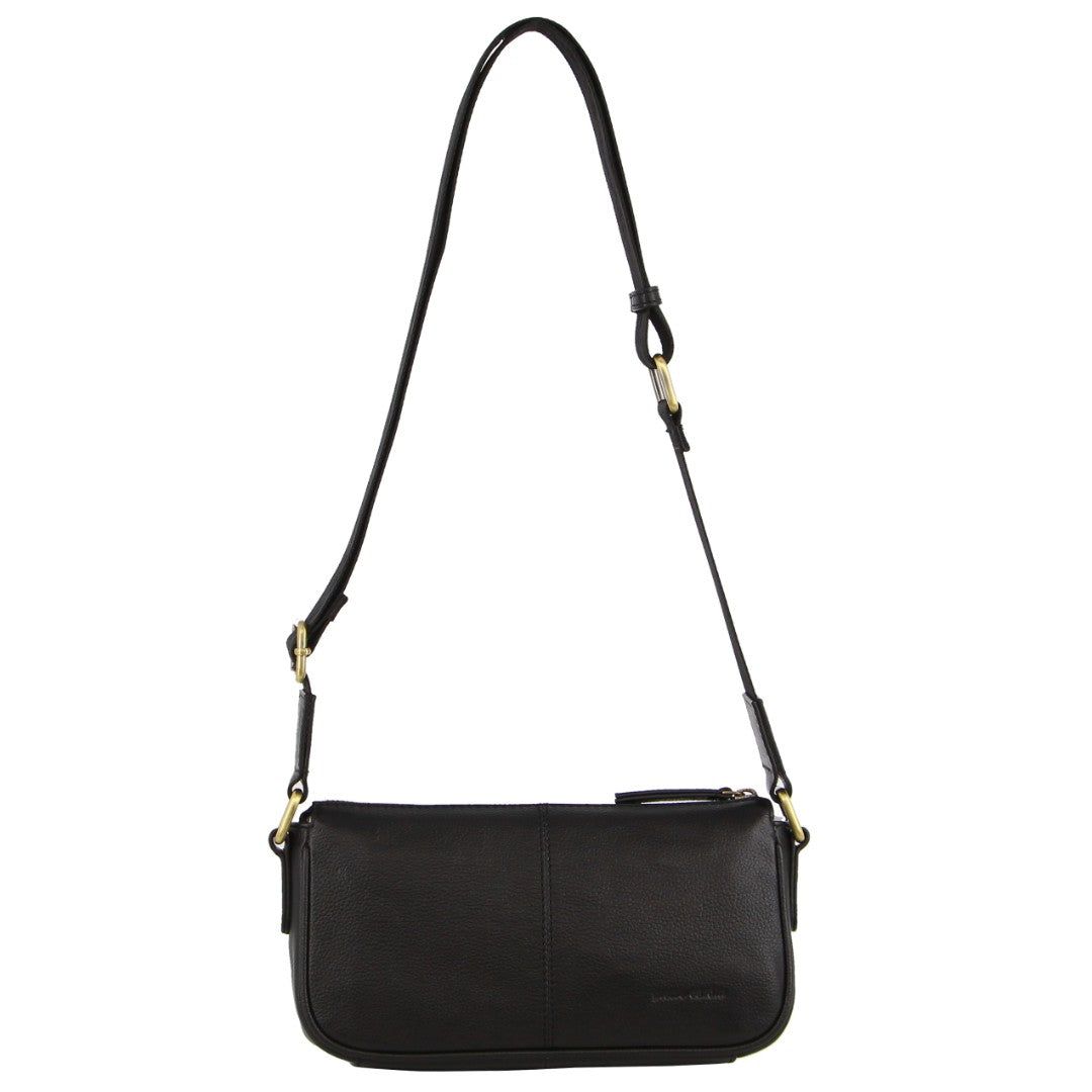 Bolsas Crossbody Pierre Cardin Couro Cross-Body Bag Feminino Pretas | 2376-IKHAO
