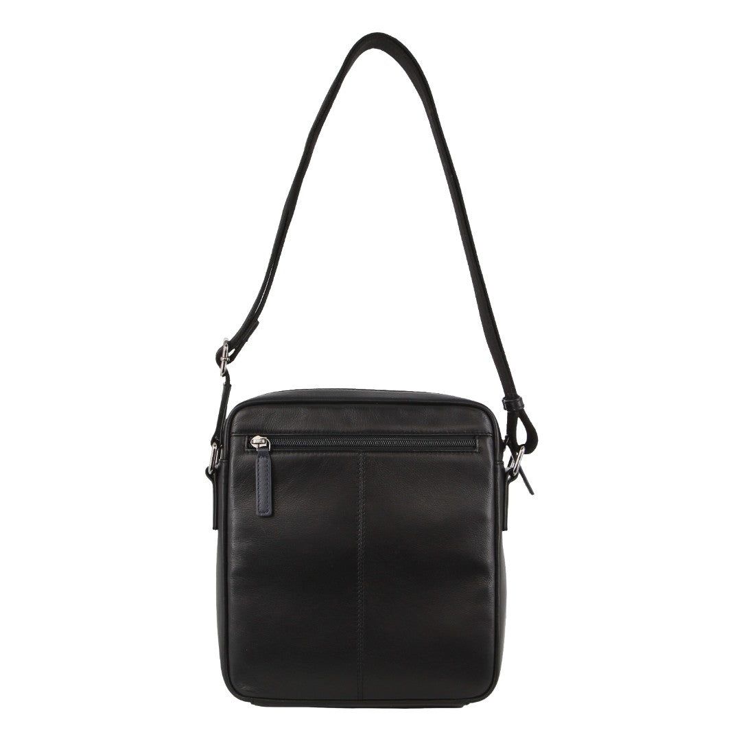 Bolsas Crossbody Pierre Cardin Couro Cross-Body Bag Masculino Pretas | 0532-CFNIZ