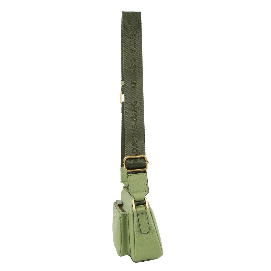 Bolsas Crossbody Pierre Cardin Couro Cross-Body Bag Feminino Jade | 8754-RUCDY