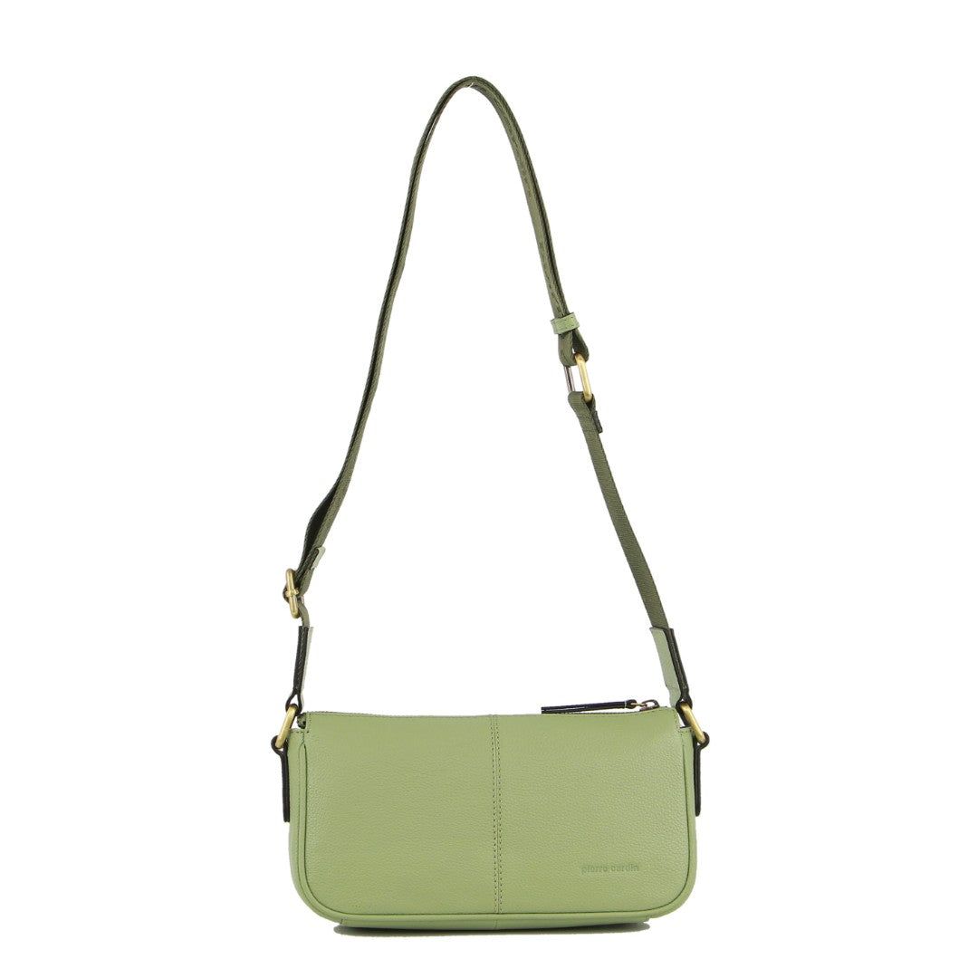 Bolsas Crossbody Pierre Cardin Couro Cross-Body Bag Feminino Jade | 8754-RUCDY