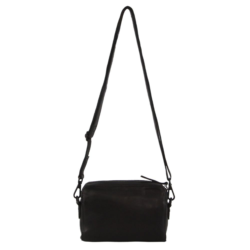 Bolsas Crossbody Pierre Cardin Couro Cross-Body Bag Feminino Pretas | 8431-FRCSG