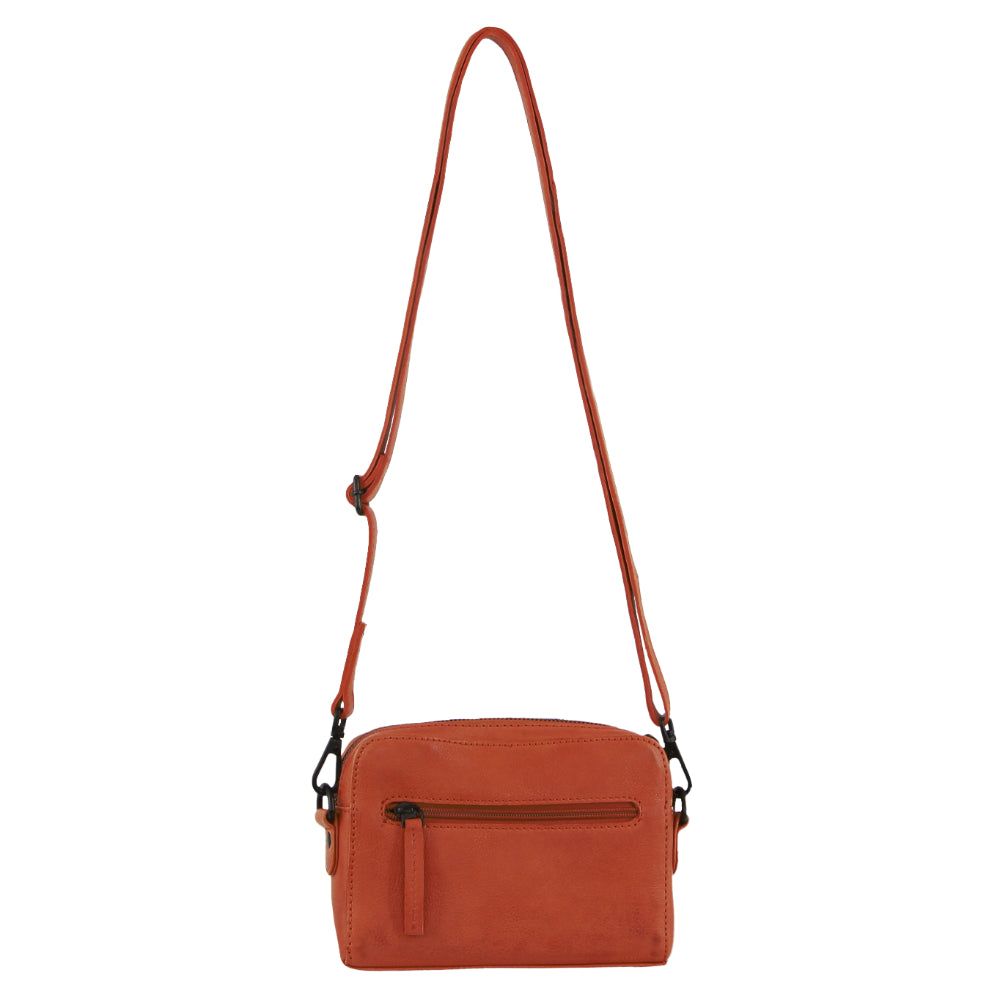 Bolsas Crossbody Pierre Cardin Couro Cross-Body Bag Feminino Laranja | 6729-NFYKB