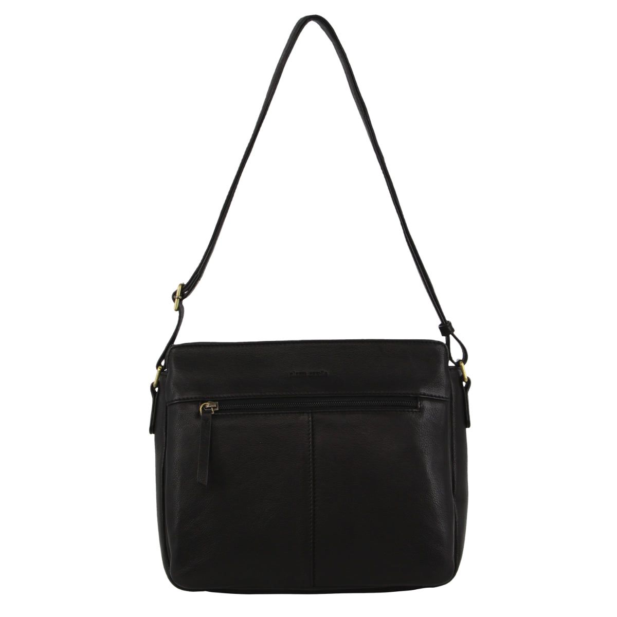 Bolsas Crossbody Pierre Cardin Couro Cross-Body Bag Feminino Pretas | 5163-IHGNR