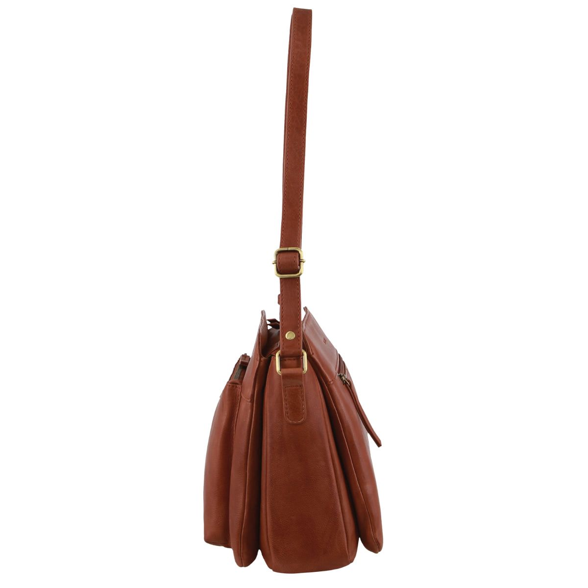 Bolsas Crossbody Pierre Cardin Couro Cross-Body Bag Feminino Marrom | 3594-DJPOA