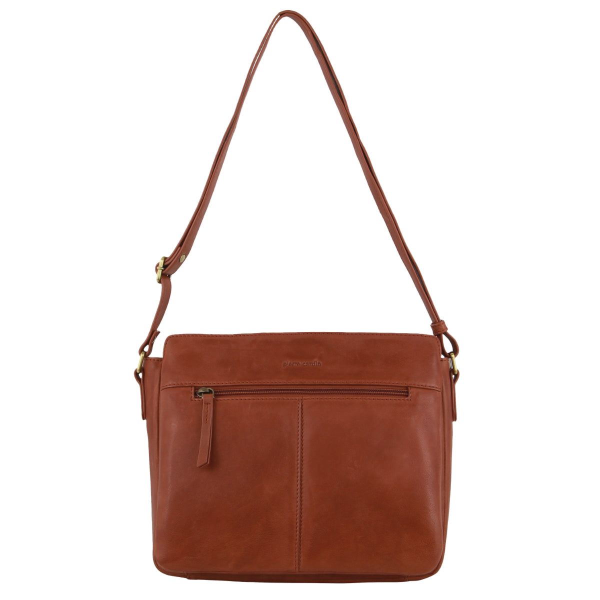 Bolsas Crossbody Pierre Cardin Couro Cross-Body Bag Feminino Marrom | 3594-DJPOA