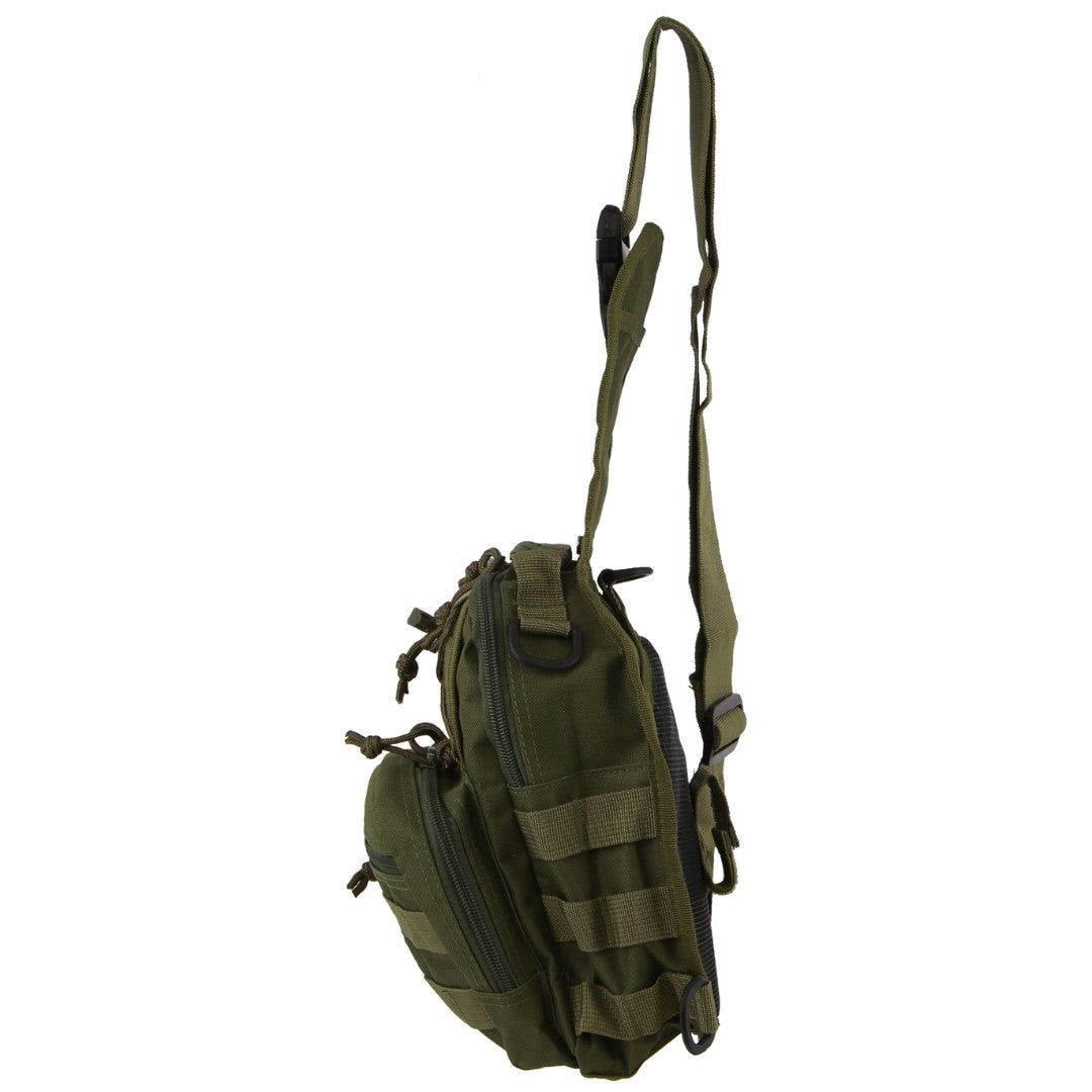 Bolsas Crossbody Pierre Cardin Cross Body Sling Bag Tactical Rucksack Shoulder Chest Messenger Bag Masculino Verdes | 1289-DBHLV