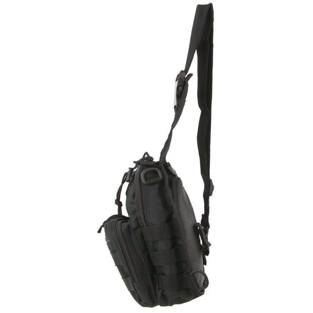 Bolsas Crossbody Pierre Cardin Cross Body Sling Bag Tactical Rucksack Shoulder Chest Messenger Bag Masculino Pretas | 3718-YXQHB