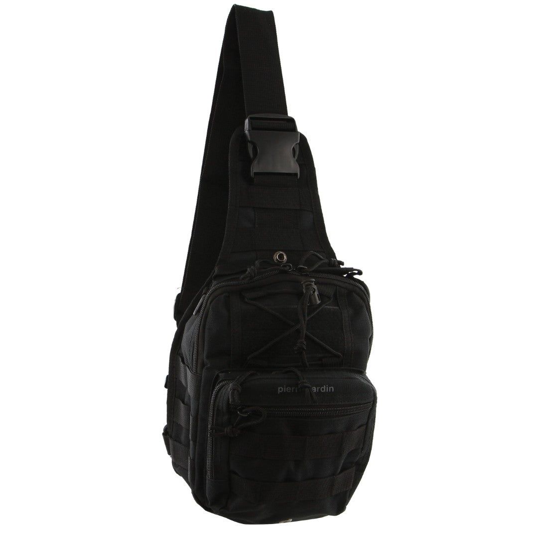 Bolsas Crossbody Pierre Cardin Cross Body Sling Bag Tactical Rucksack Shoulder Chest Messenger Bag Masculino Pretas | 3718-YXQHB