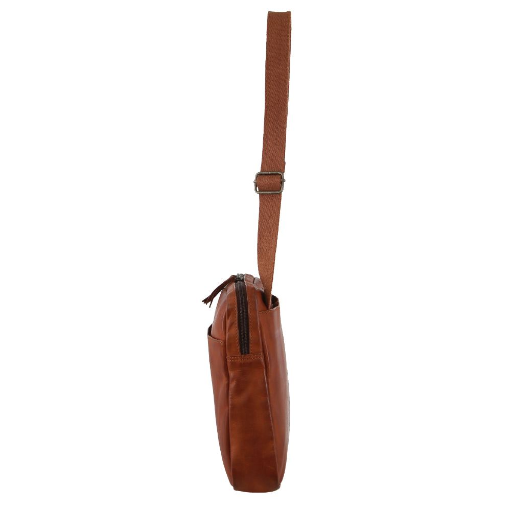 Bolsas Crossbody Pierre Cardin Italian Leather Business Computer Bag Masculino Marrom | 8902-QTAZR