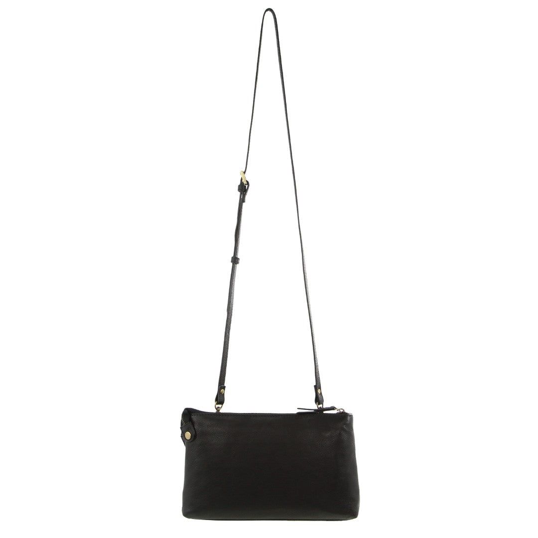 Bolsas Crossbody Pierre Cardin Leather Crossbody Bag Feminino Pretas | 1645-CWLQJ