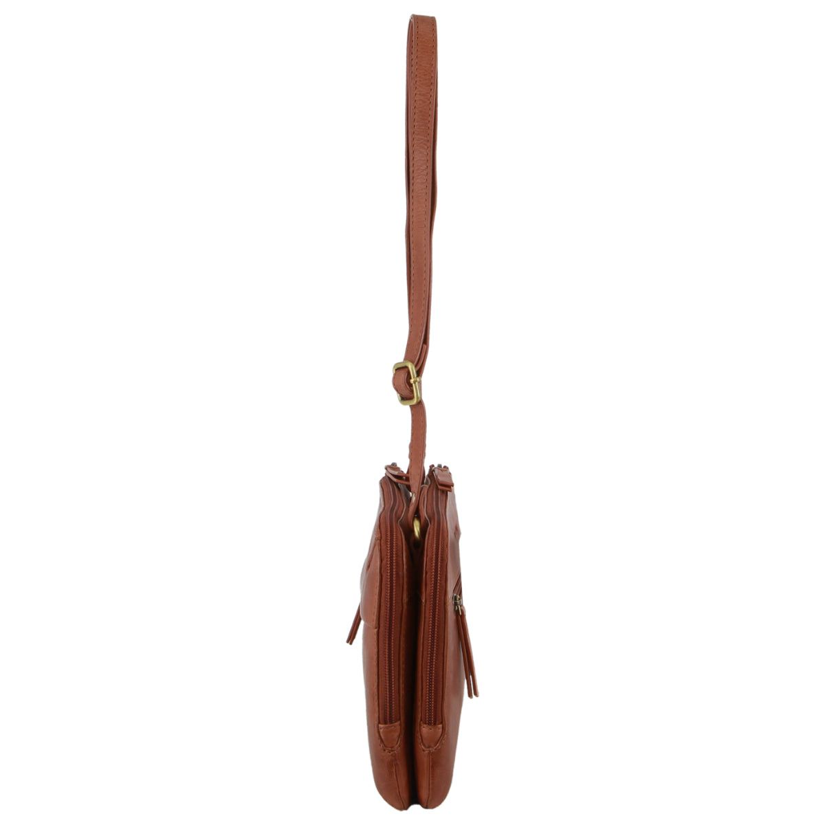Bolsas Crossbody Pierre Cardin Leather Crossbody Bag Feminino Marrom | 0983-RVLXP