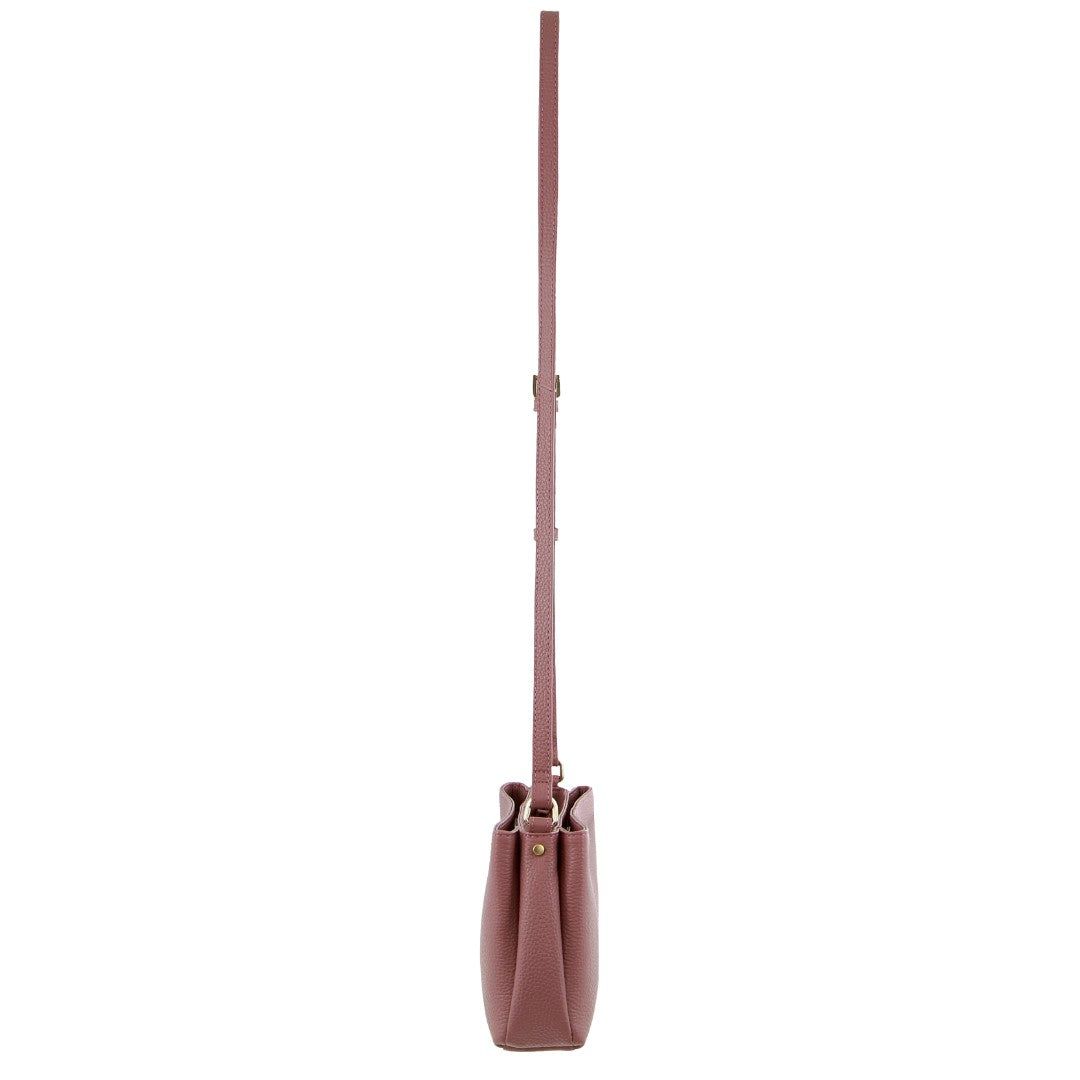 Bolsas Crossbody Pierre Cardin Leather Crossbody Bag Feminino Rosa | 0957-WQTIX