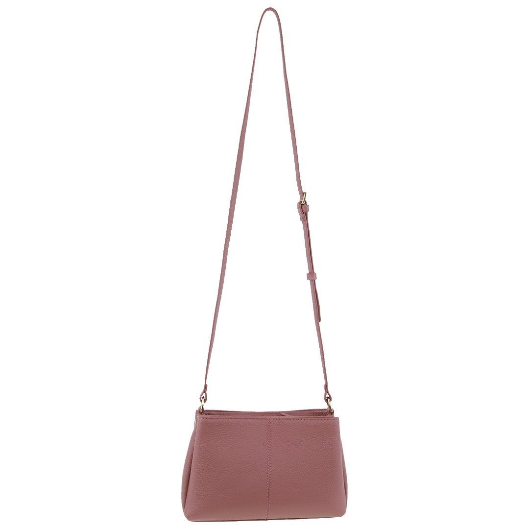 Bolsas Crossbody Pierre Cardin Leather Crossbody Bag Feminino Rosa | 0957-WQTIX