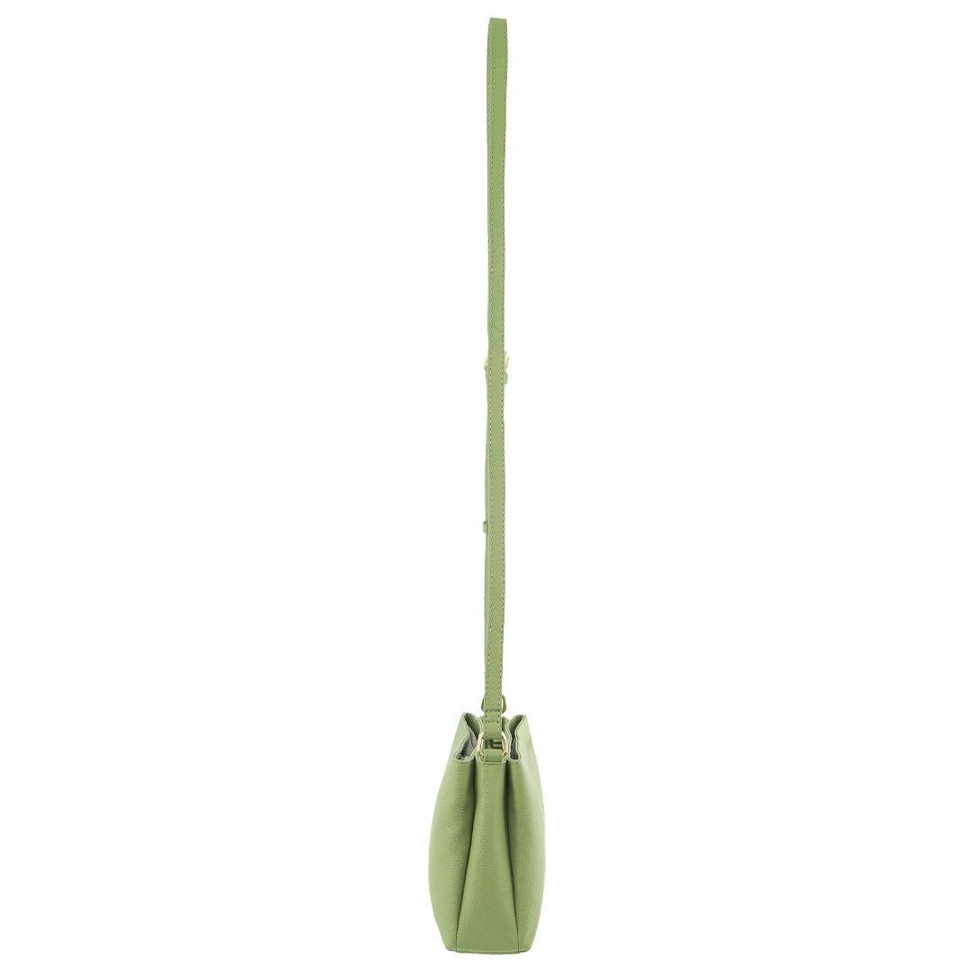 Bolsas Crossbody Pierre Cardin Leather Crossbody Bag Feminino Jade | 8514-FTUDW