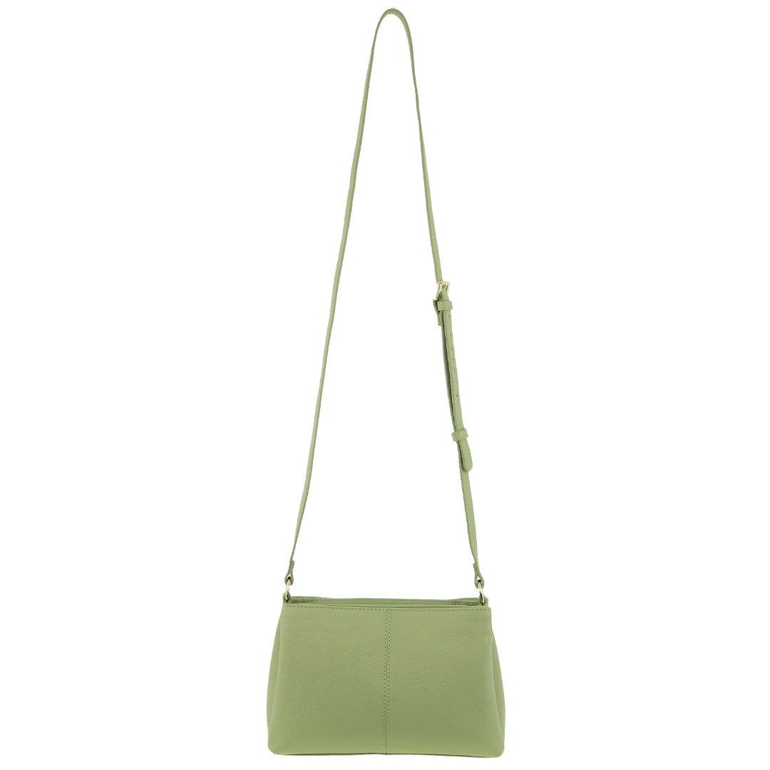 Bolsas Crossbody Pierre Cardin Leather Crossbody Bag Feminino Jade | 8514-FTUDW
