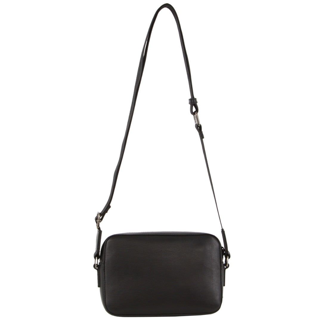 Bolsas Crossbody Pierre Cardin Leather Crossbody Bag Masculino Pretas | 7340-CUMBY
