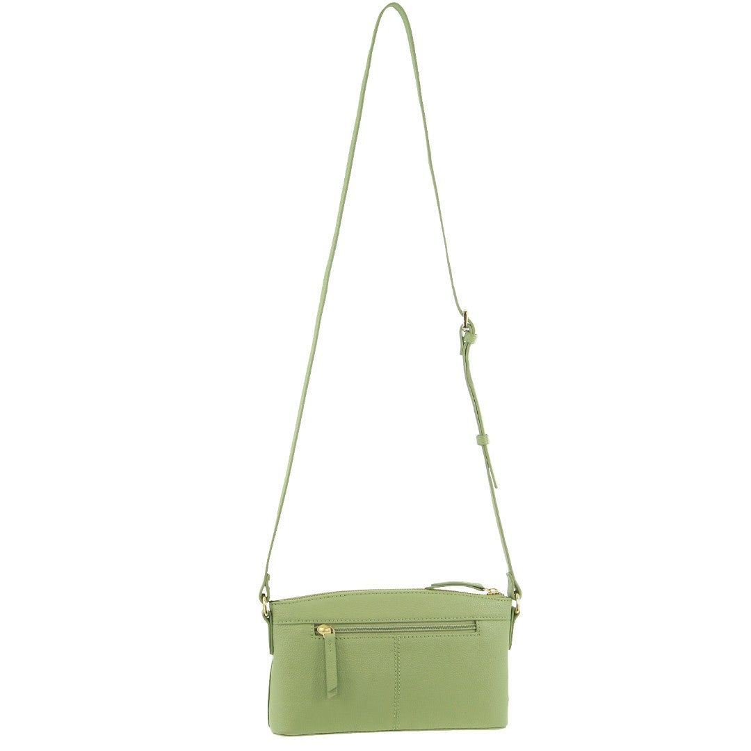 Bolsas Crossbody Pierre Cardin Leather Crossbody Bag Feminino Jade | 7219-LKFXW