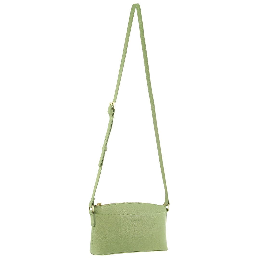 Bolsas Crossbody Pierre Cardin Leather Crossbody Bag Feminino Jade | 7219-LKFXW