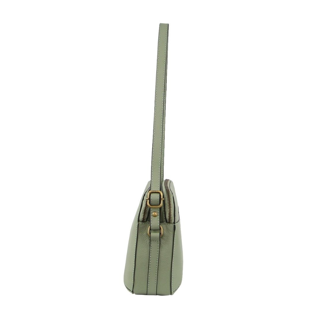 Bolsas Crossbody Pierre Cardin Leather Crossbody Bag Feminino Jade | 6450-AYRDS
