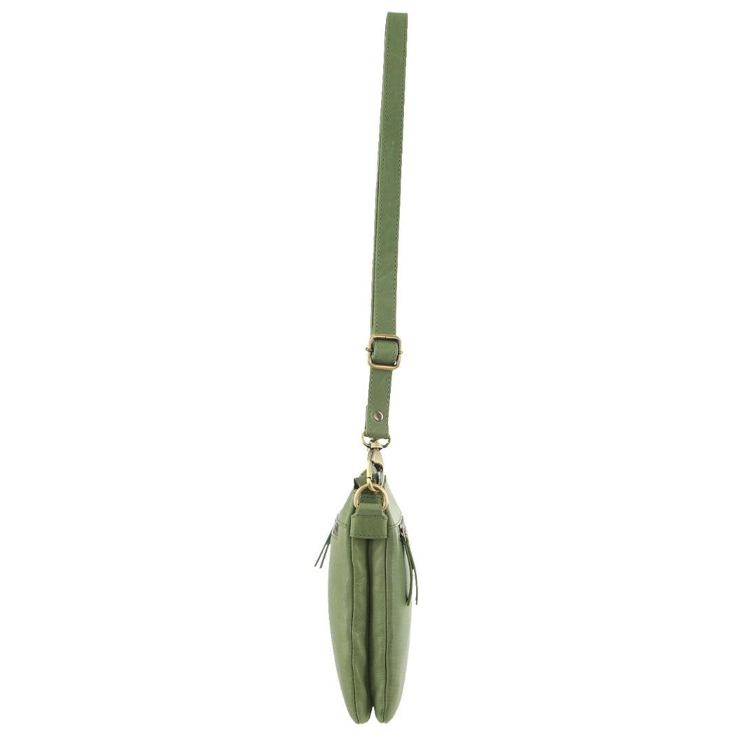 Bolsas Crossbody Pierre Cardin Leather Crossbody Bag Feminino Leaf | 5210-WNTLQ