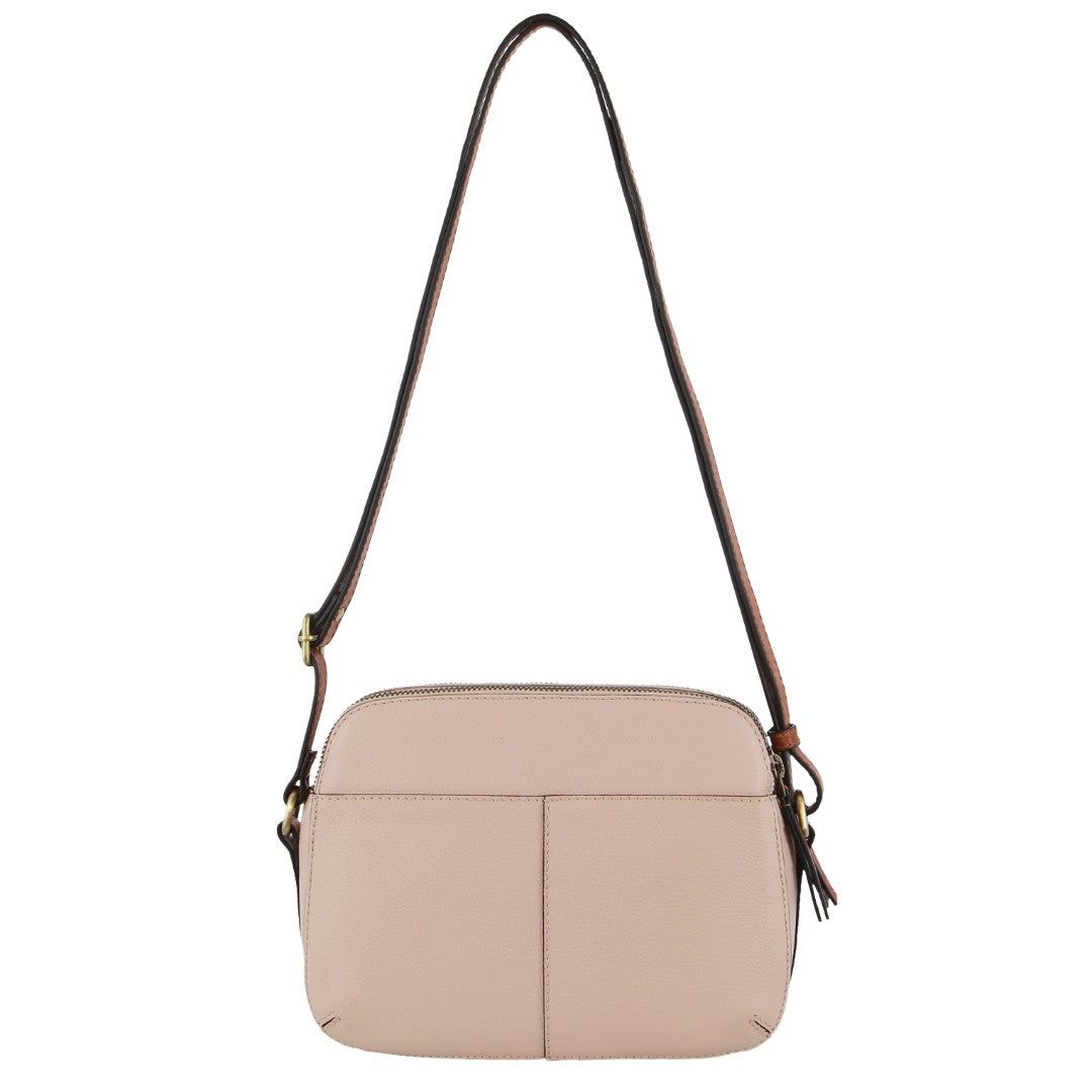 Bolsas Crossbody Pierre Cardin Leather Classic Crossbody Bag Feminino Bege | 4391-PRDCG