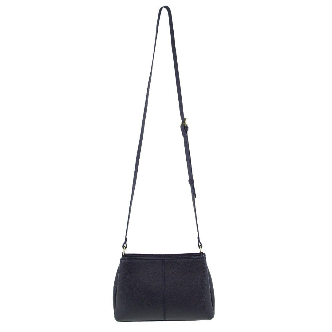 Bolsas Crossbody Pierre Cardin Leather Crossbody Bag Feminino Azul Marinho | 4250-NGBWF