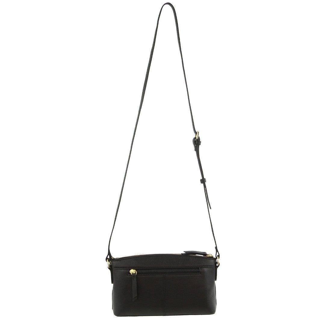 Bolsas Crossbody Pierre Cardin Leather Crossbody Bag Feminino Pretas | 3867-BJDEQ