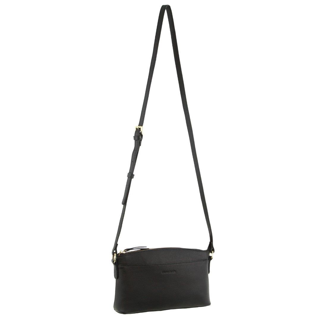 Bolsas Crossbody Pierre Cardin Leather Crossbody Bag Feminino Pretas | 3867-BJDEQ