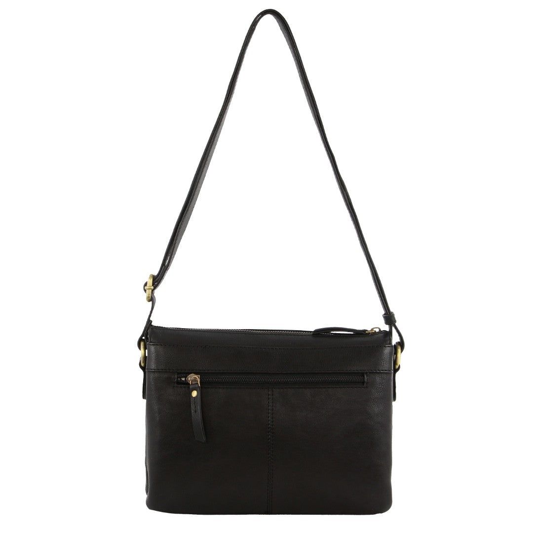 Bolsas Crossbody Pierre Cardin Leather Crossbody Bag Feminino Pretas | 3671-BVFKU