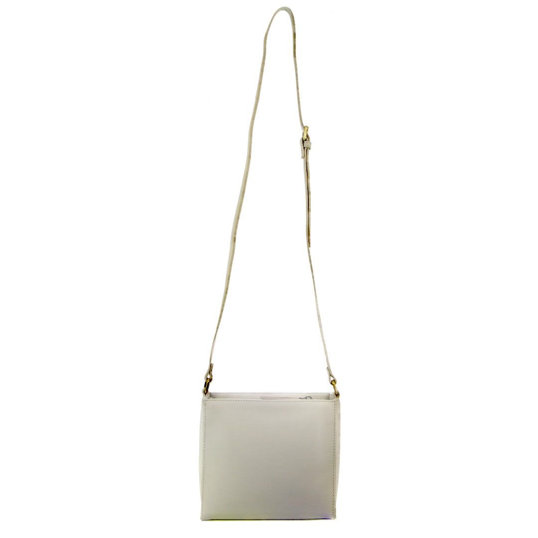 Bolsas Crossbody Pierre Cardin Leather Diamond Pattern Embossed Cross-Body Bag Feminino Bege | 9432-INWMG