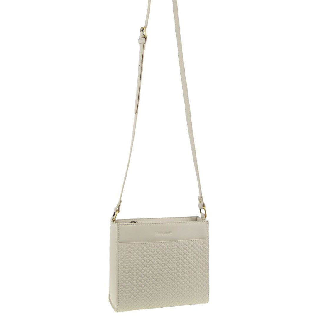 Bolsas Crossbody Pierre Cardin Leather Diamond Pattern Embossed Cross-Body Bag Feminino Bege | 9432-INWMG