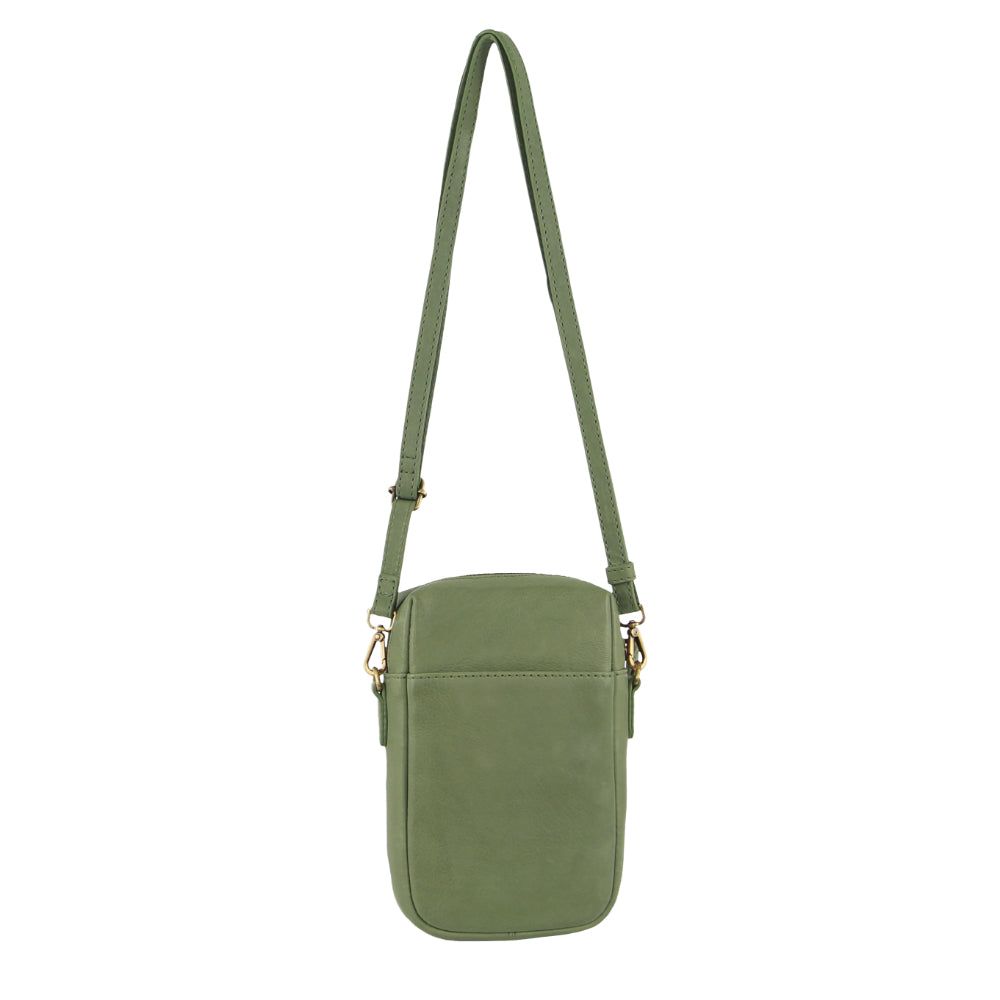 Bolsas Crossbody Pierre Cardin Leather Embossed Phone Crossbody Bag Feminino Leaf | 9057-NJGWY