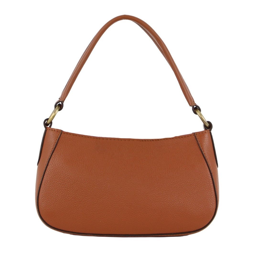 Bolsas Crossbody Pierre Cardin Leather Flap Over Bag Feminino Marrom | 4759-MEXCI