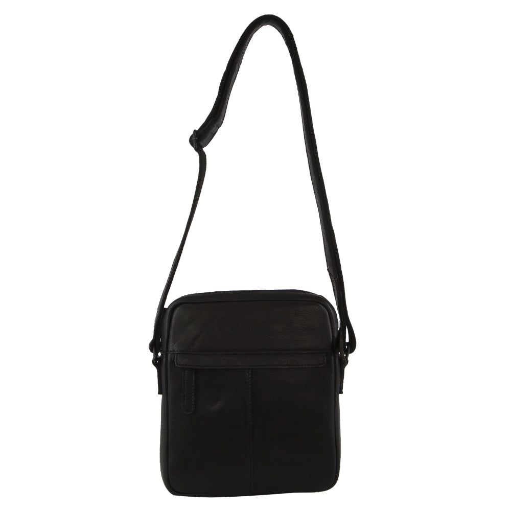 Bolsas Crossbody Pierre Cardin Leather Multi-Compartment Cross-Body Bag Masculino Pretas | 4523-IGTAF