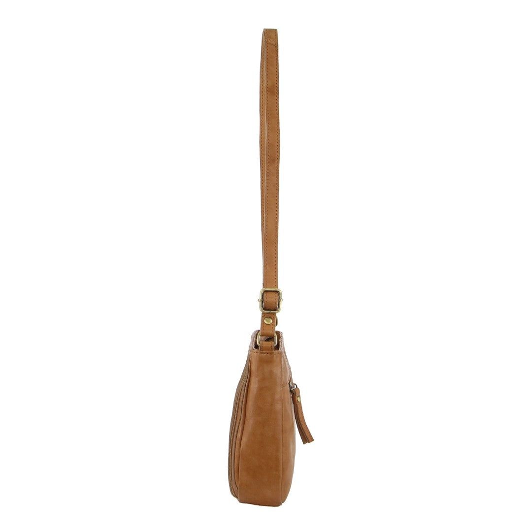 Bolsas Crossbody Pierre Cardin Leather Stitch-design Cross-body Bag Feminino Marrom | 1798-GQEPC