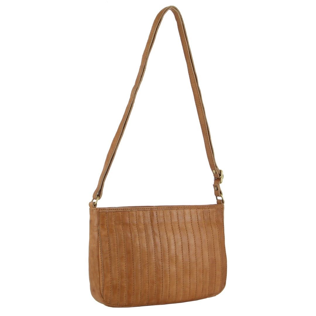 Bolsas Crossbody Pierre Cardin Leather Stitch-design Cross-body Bag Feminino Marrom | 1798-GQEPC