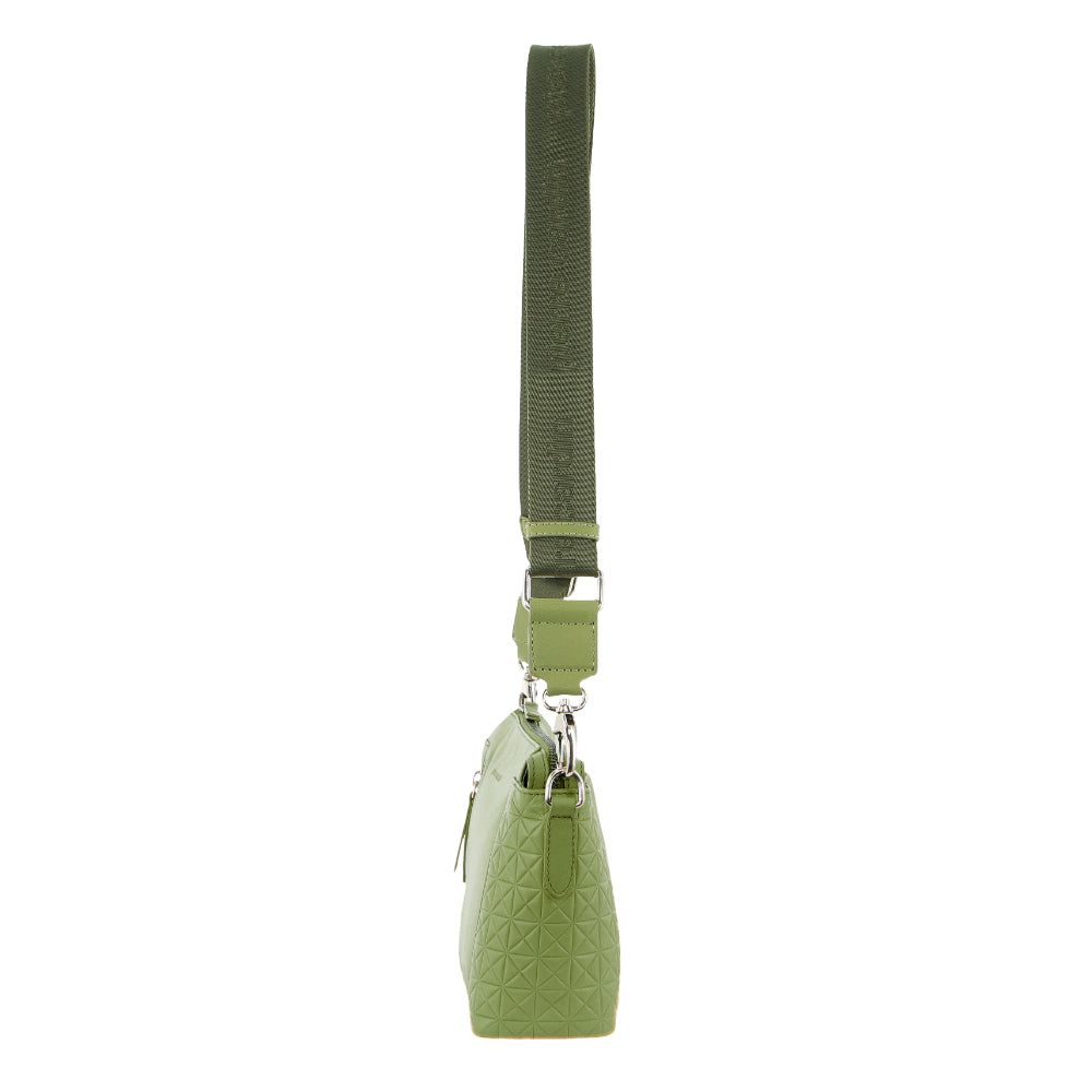 Bolsas Crossbody Pierre Cardin Leather Square Crossbody Bag Feminino Leaf | 7520-HLVFB