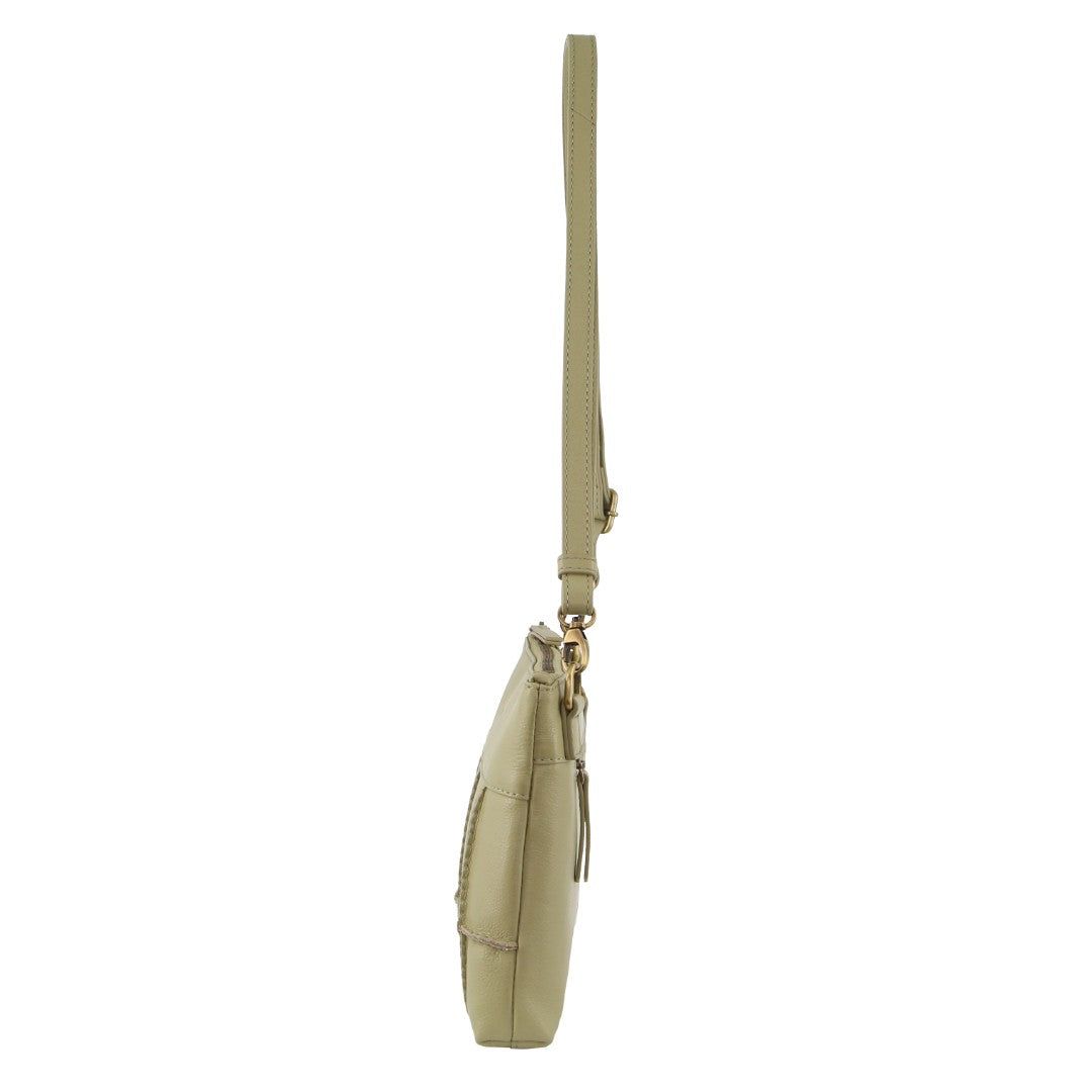 Bolsas Crossbody Pierre Cardin Leather Stitch-design Cross-body Bag Feminino Marrom | 5873-IJQFR