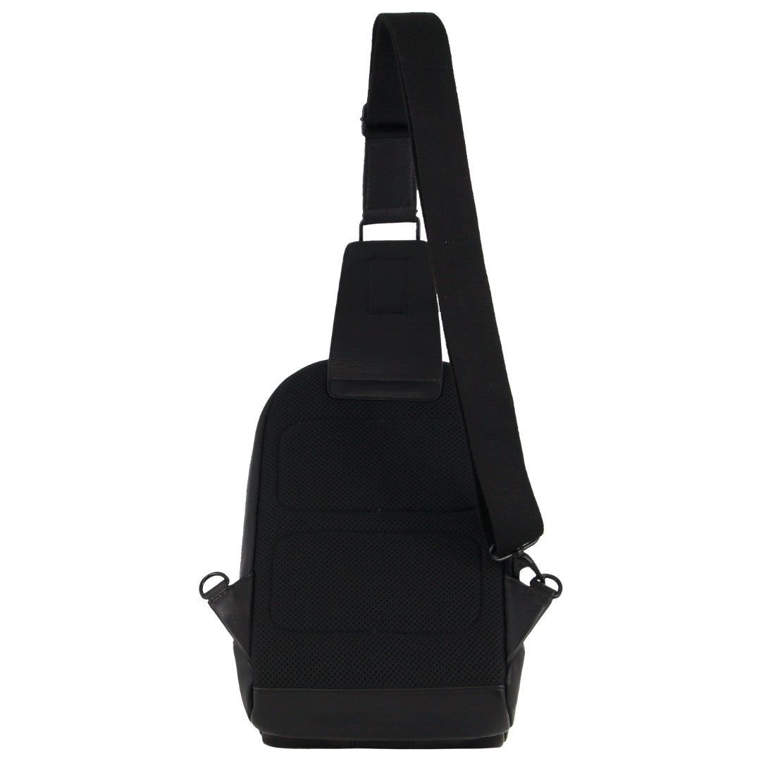Bolsas Crossbody Pierre Cardin Leather Sling Bag Masculino Pretas | 3681-LFDTX