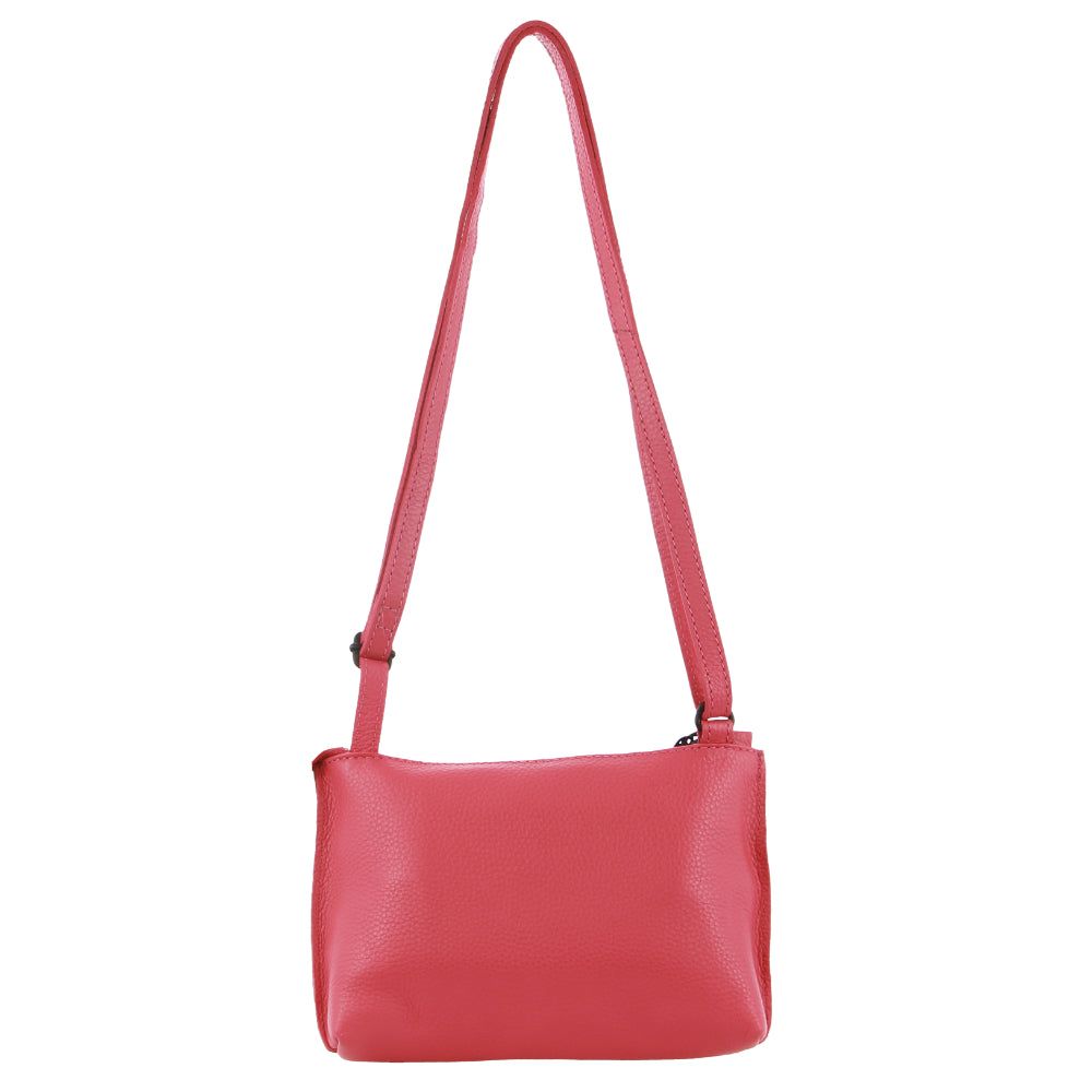 Bolsas Crossbody Pierre Cardin Leather Trendy Cross-Body Bag Feminino Rosa | 9263-DPBUK