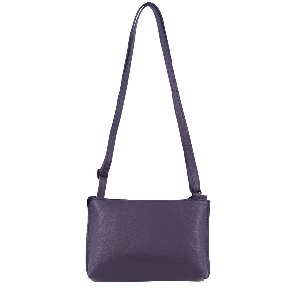 Bolsas Crossbody Pierre Cardin Leather Trendy Cross-Body Bag Feminino Roxo | 8524-BDATQ