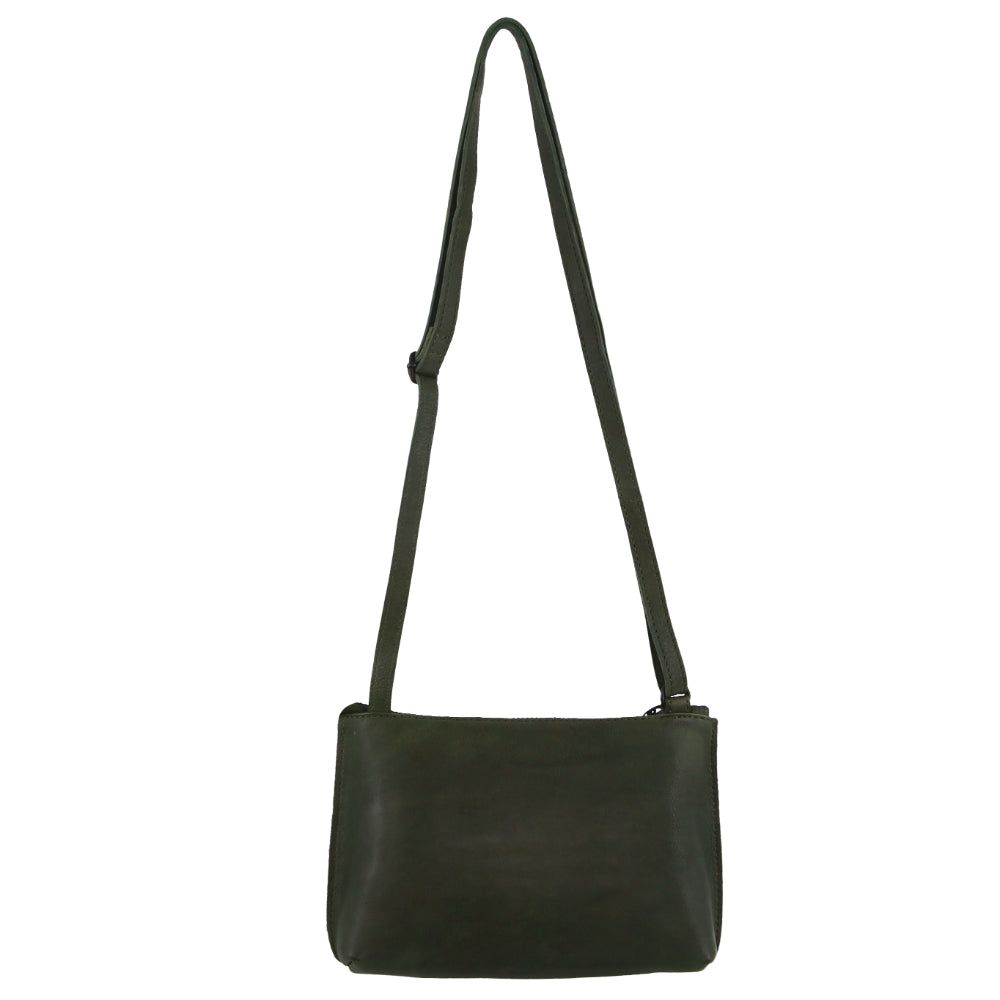 Bolsas Crossbody Pierre Cardin Leather Trendy Cross-Body Bag Feminino Verdes Escuro | 3408-IQDUP