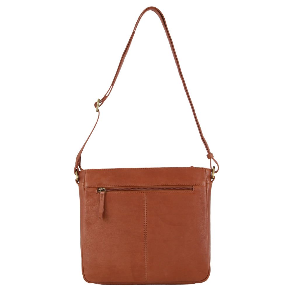 Bolsas Crossbody Pierre Cardin Leather Woven-Stich Design Crossbody Bag Feminino Marrom | 5683-HPERW