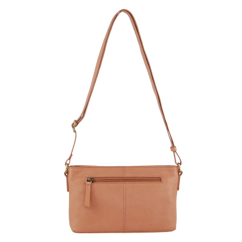 Bolsas Crossbody Pierre Cardin Leather Woven Design Crossbody Bag Feminino Abricó | 3291-BQRHG