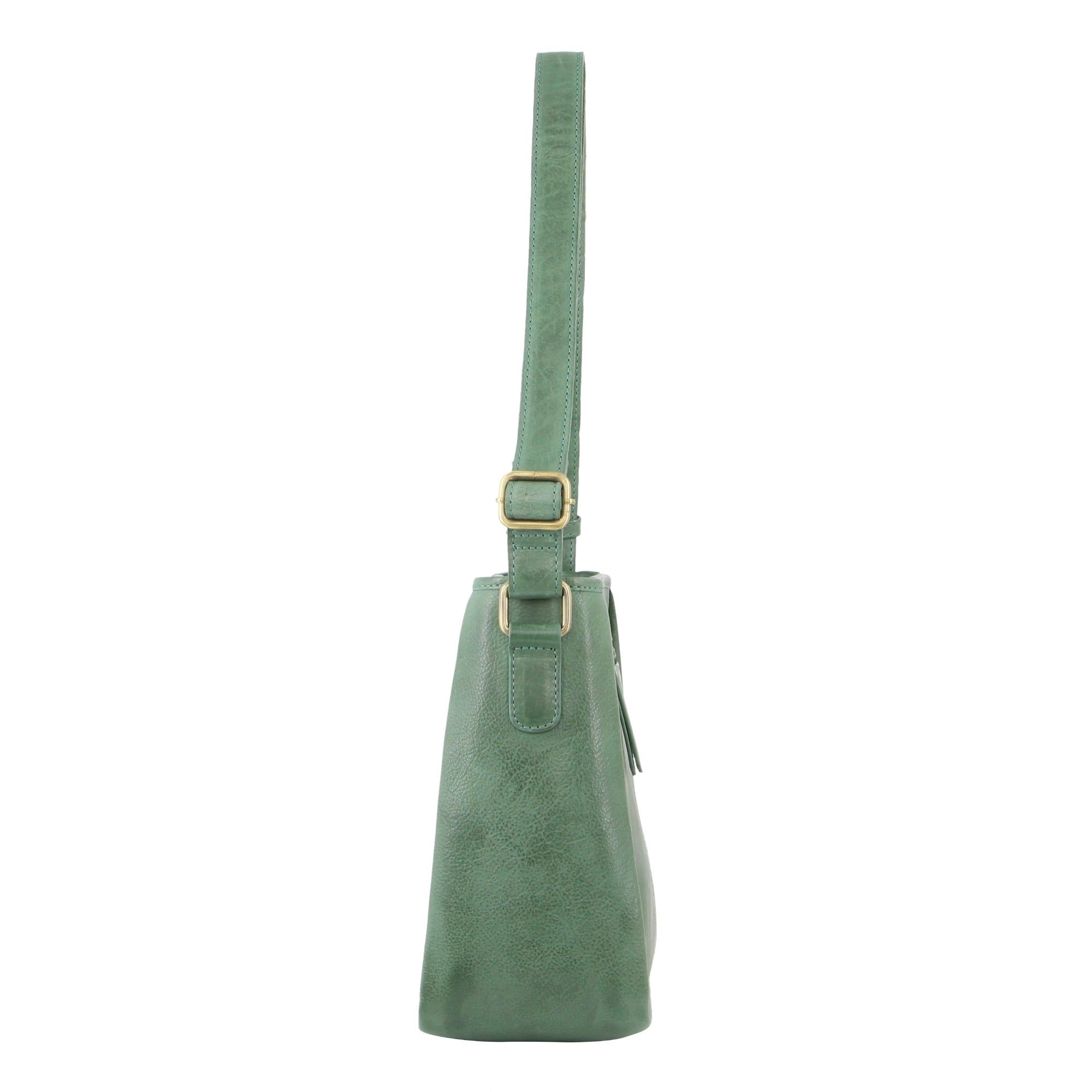 Bolsas Crossbody Pierre Cardin Woven Embossed Leather Cross-Body Bag Feminino Verdes | 7468-TXFQG