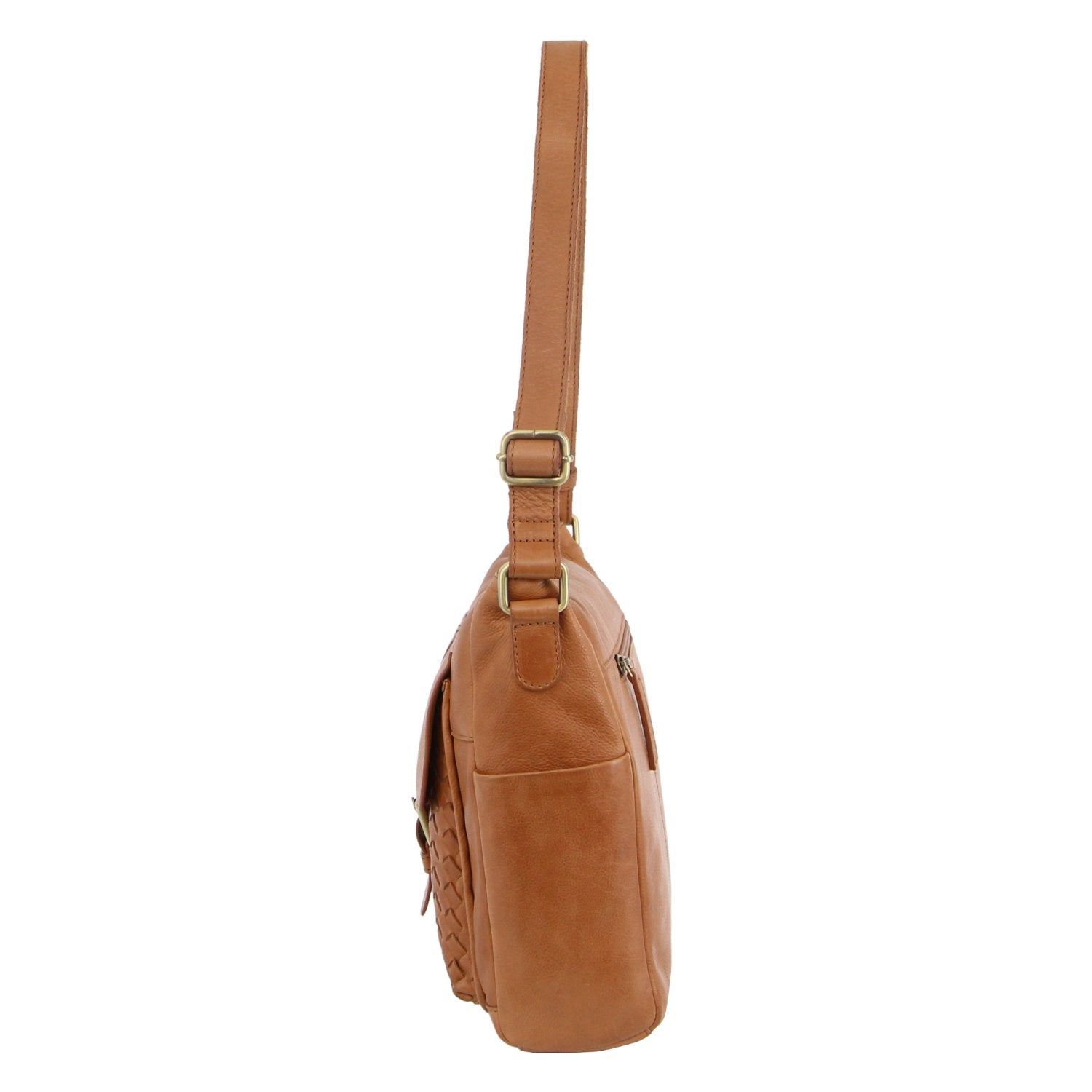 Bolsas Crossbody Pierre Cardin Woven Leather Crossbody Bag Feminino Verdes | 9607-RHAMU