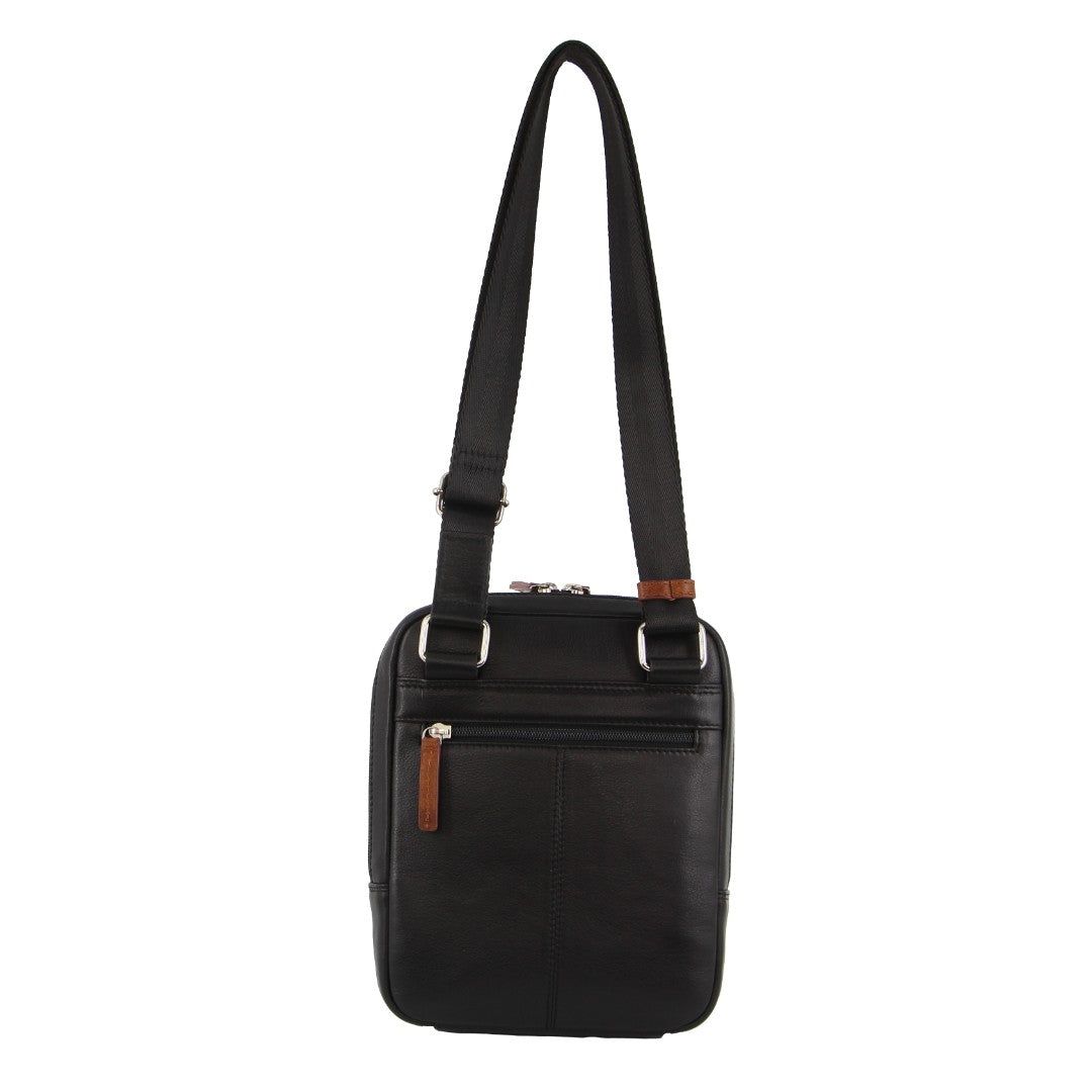 Business Computer Bags Pierre Cardin Couro Cross-Body Bag Masculino Pretas | 6471-UKOME
